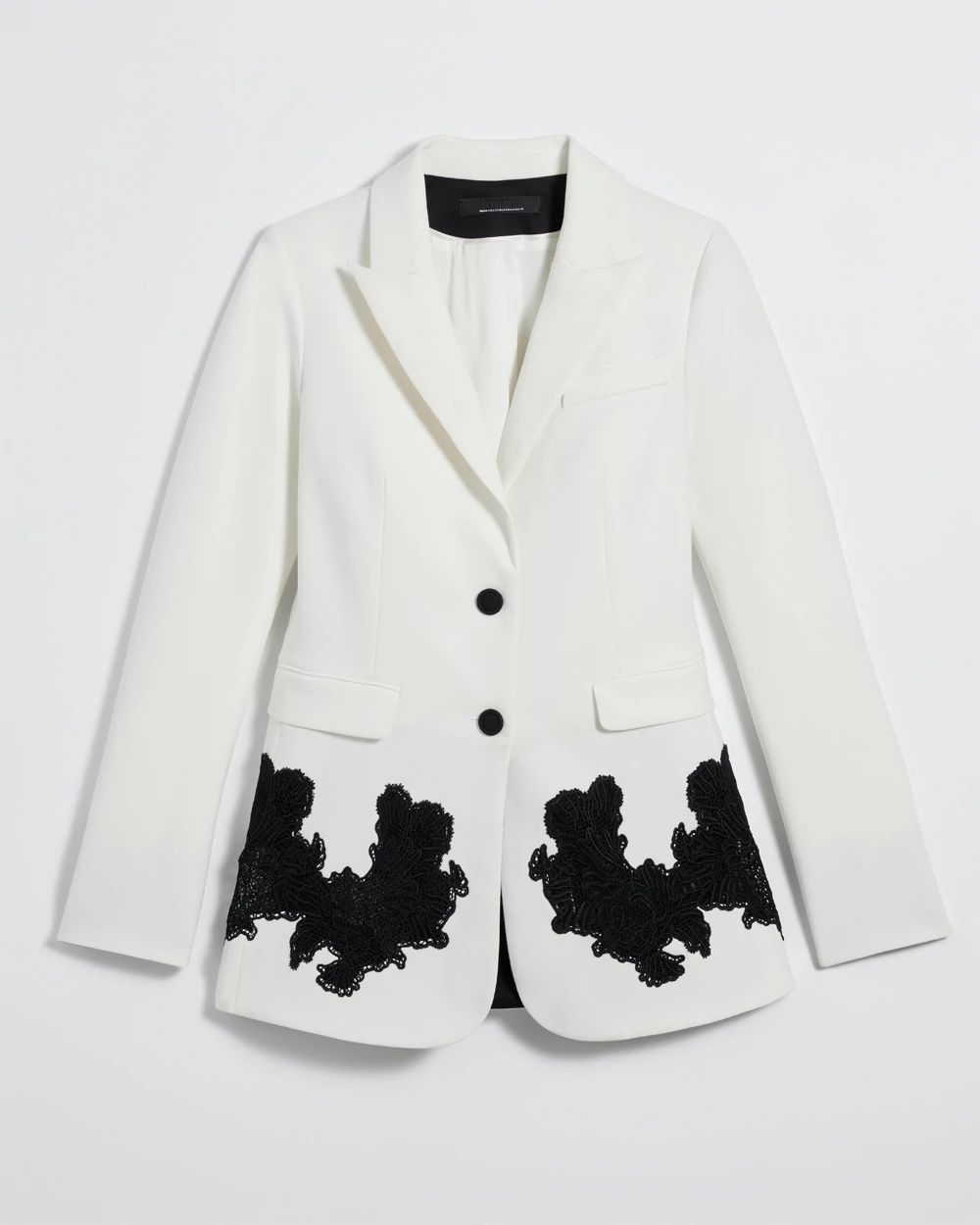 Fashion Blazer With Lace White House Black Market